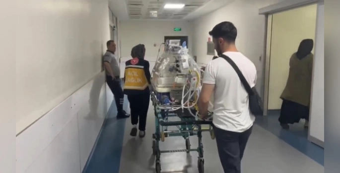 1 günlük bebek istanbul'a sevk edildi: hipoplastik sol kalp sendromu tanısı