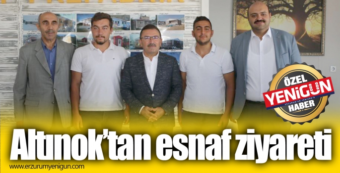 Altınok’tan esnaf ziyareti