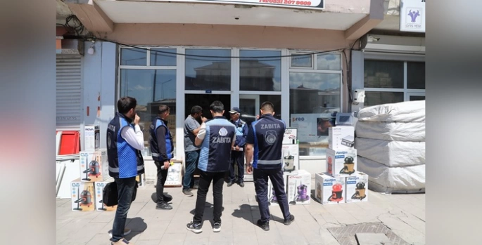 Ardahan'da kaldırım işgallerine denetim