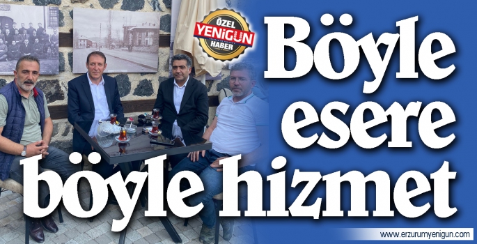 Böyle esere böyle hizmet 