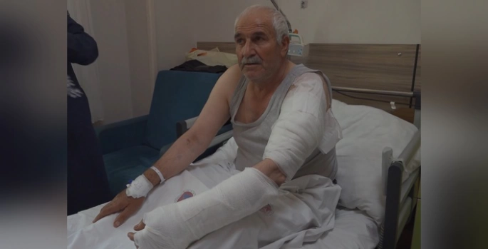 Çatak'ta kurt saldırısı: Aziz Kıyat yaralandı