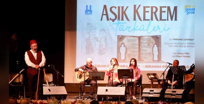 Erzurum'da Âşık Kerem Türküleri Programı: Bir Gelenek Yeniden Canlandı