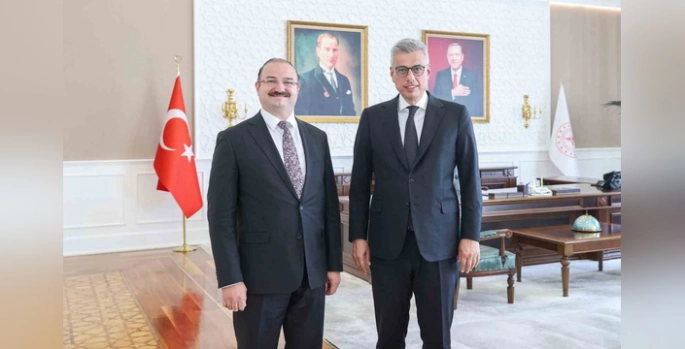 Hacımüftüoğlu ve Memişoğlu, sağlık alanındaki iş birliğini görüştü: Yerli üretim vurgusu