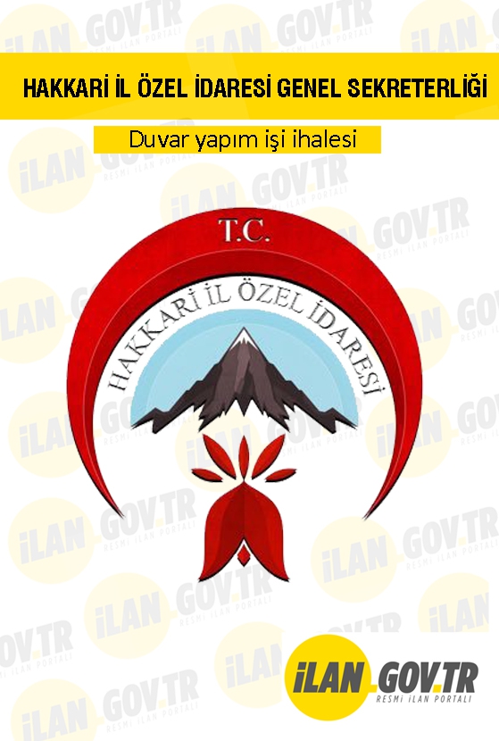 HAKKARİ İL ÖZEL İDARESİ GENEL SEKRETERLİĞİ