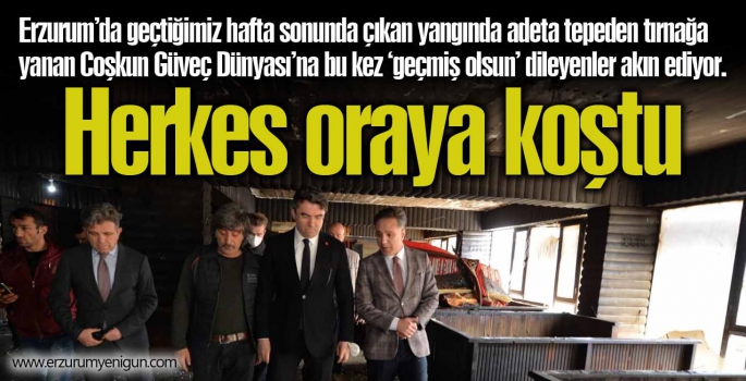 Herkes oraya koştu 