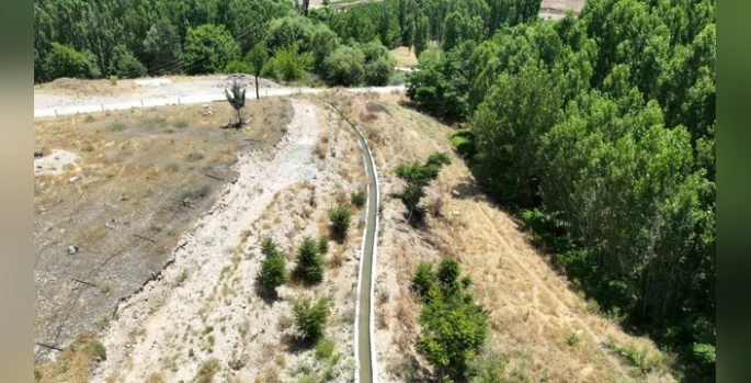 Malatya'da 6 bin 200 metrelik sulama kanalı tamamlandı: 1200 dekar arazi suya kavuştu