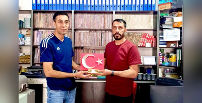 Patnos Gençlik ve Spor Müdürü Alparslan, Gazeteciler Cemiyeti'ni ziyaret etti