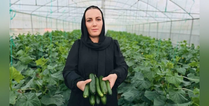 Yüksekova'da 3,5 ton salatalık hasadı: Marya Esenkol'un başarı öyküsü