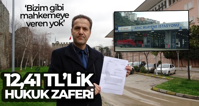 12,41 TL'lik hukuk zaferi