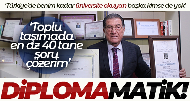 14 üniversite diploması var, 3 üniversiteyi birden okuyor!