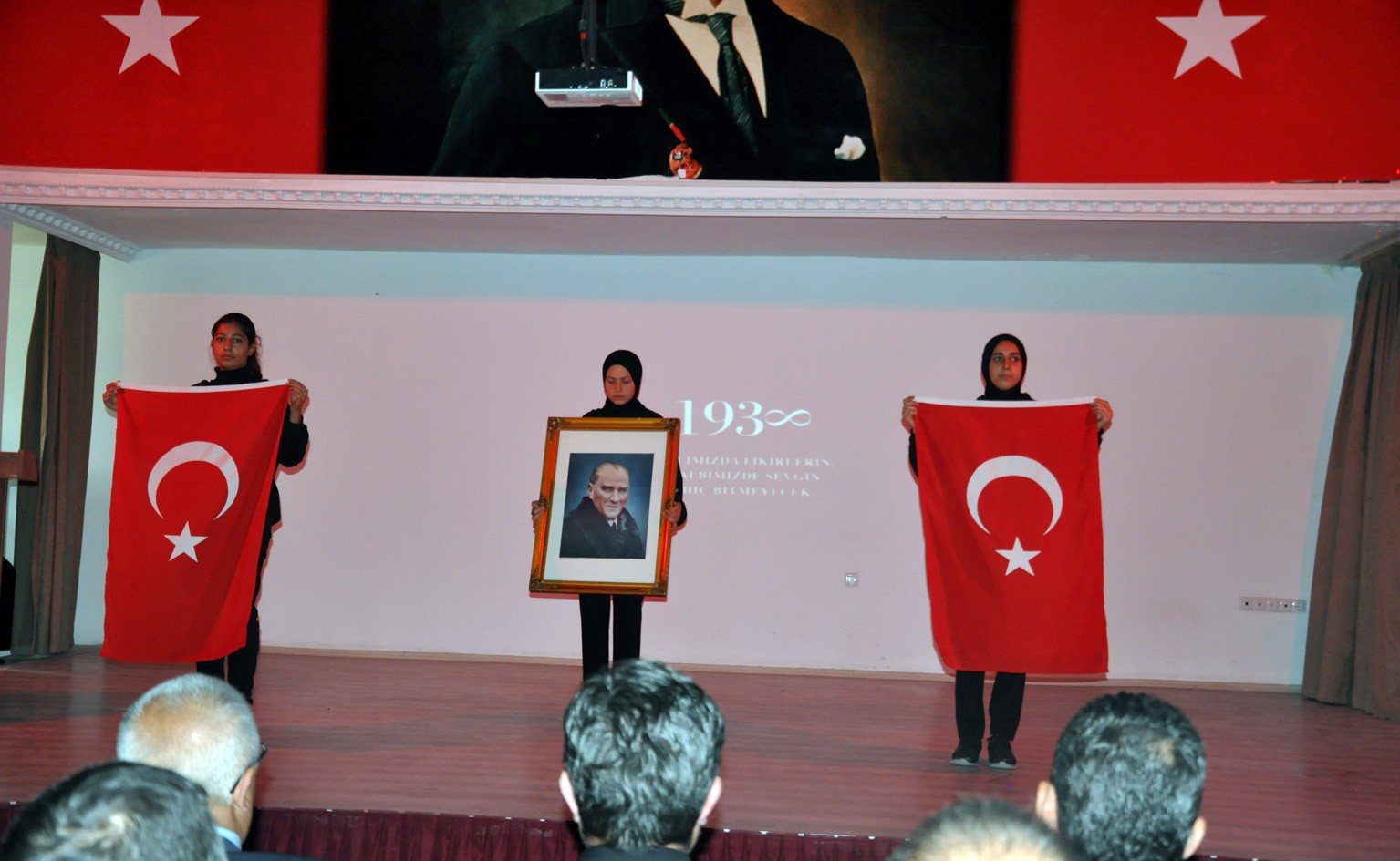 84. Yılında Gazi Mustafa Kemal Atatürk Pasinler'de anıldı