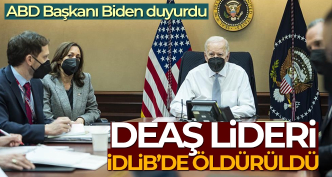 ABD Başkanı Biden: 'DEAŞ lideri öldürüldü'