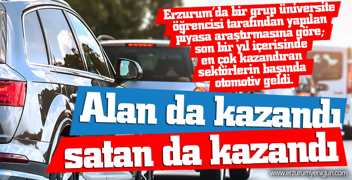 Alan da kazandı, satan da kazandı 