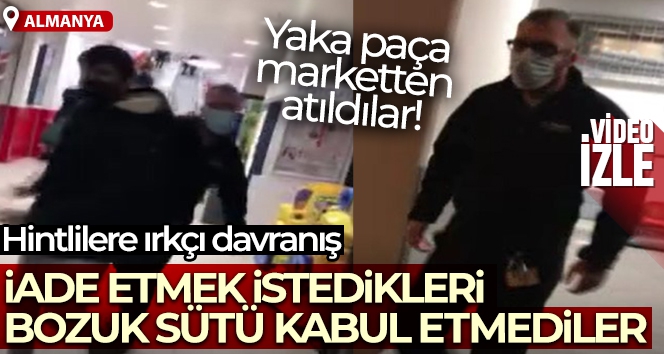 Almanya'da aldıkları bozuk sütü iade etmek isteyen Hintlilere ırkçı davranış