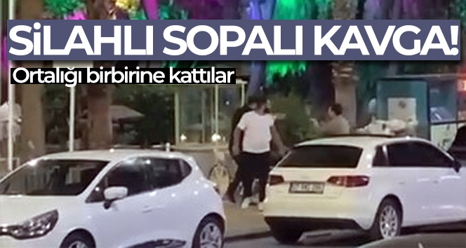 Antalya'da silahlı sopalı kavga, silahla ateş edilme anı kamerada: 3 yaralı, 3 gözaltı