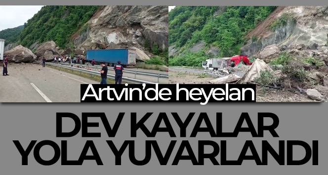 Artvin'in Kemalpaşa ilçesinde heyelan: 1 ölü, 2 yaralı