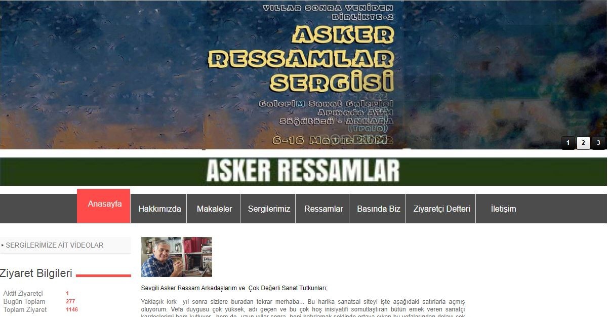 Asker ressamlar web’de