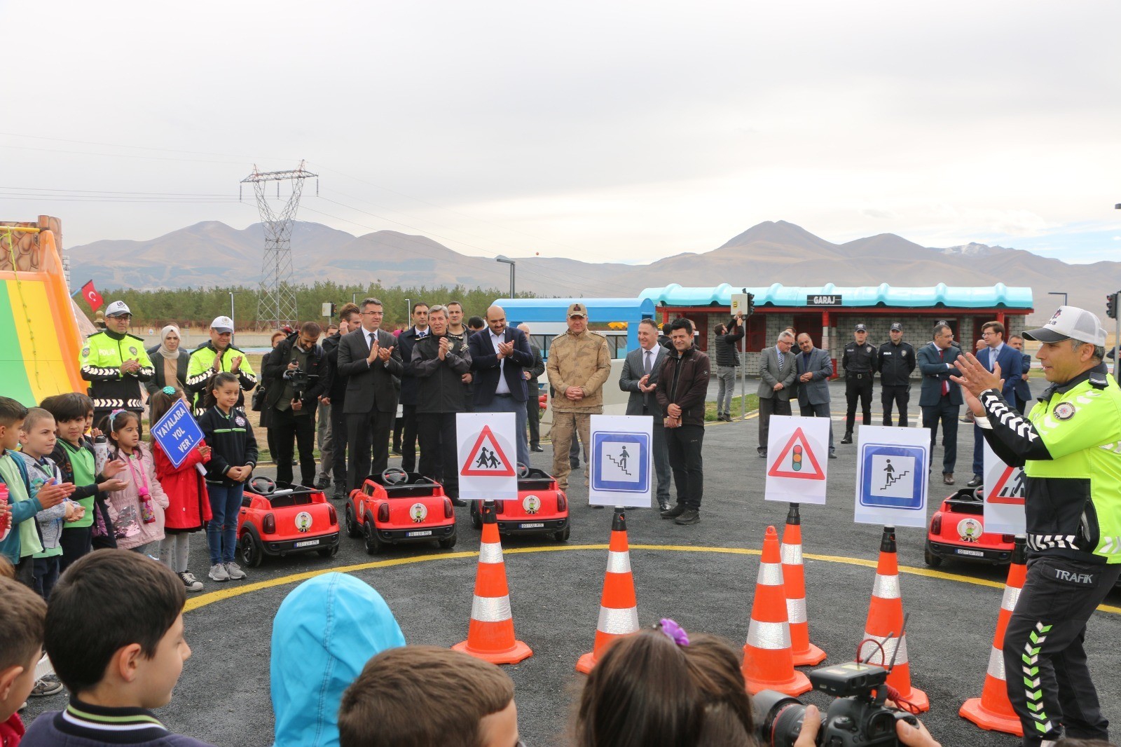 Aziziye’nin Trafik Eğitim Parkı’nda çocuklara özel etkinlik