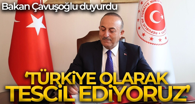 Bakan Çavuşoğlu: 'Ülkemizin BM nezdinde yabancı dillerdeki adını da 'Türkiye' olarak tescil ediyoruz'