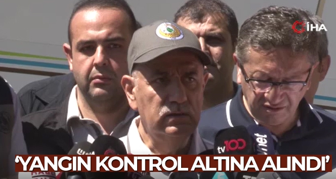 Bakan Kirişçi: 'Yangın kontrol altına alındı'