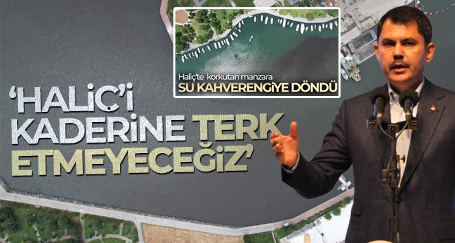 Bakan Kurum: 'Haliç'i kaderine terk etmeyeceğiz'