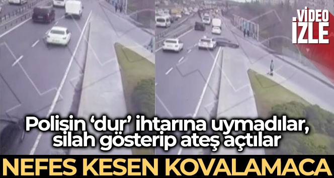 Bakırköy'de polisin ‘dur' ihtarına uymayan şüphelilerin bulunduğu araçla polis arasında kovalamaca