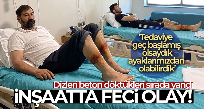 Bakırköy'deki inşaatta feci olay