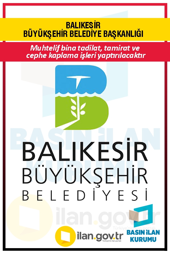 BALIKESİR BÜYÜKŞEHİR BELEDİYE BAŞKANLIĞI 