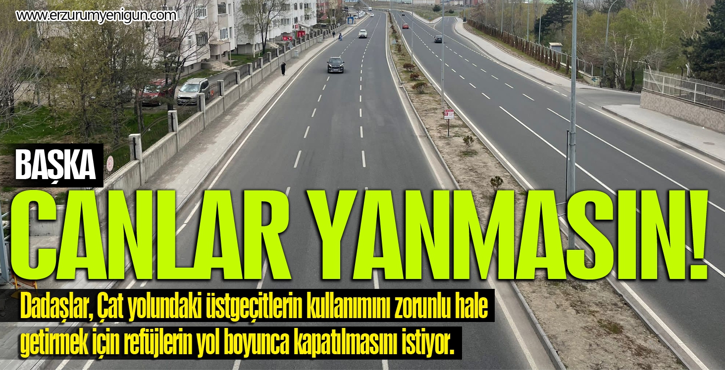 Başka canlar yanmasın! 