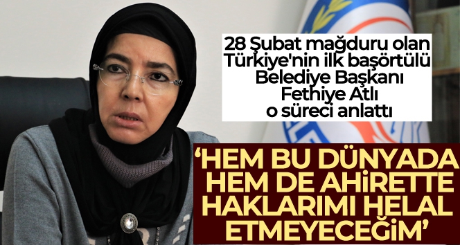 'Başörtü hiçbir zaman kaos olmadı, şu anda başörtümüzle hizmet ediyoruz'