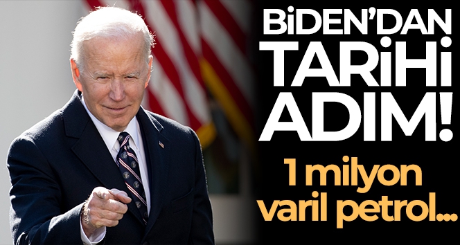 Biden, ABD'nin stratejik rezervlerinden günde 1 milyon varil petrolü serbest bırakacak