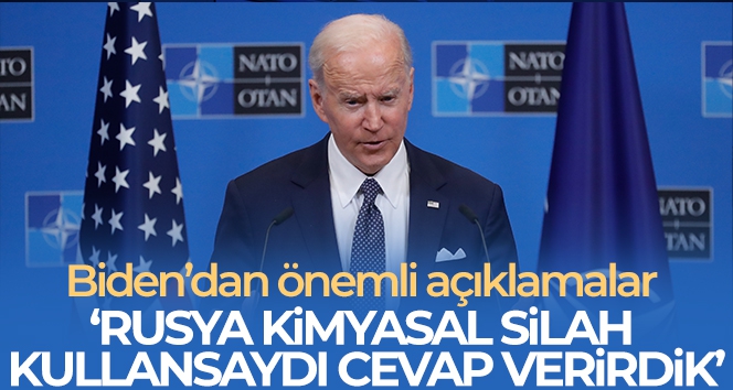 Biden: 'Putin kimyasal silah kullansaydı cevap verirdik'