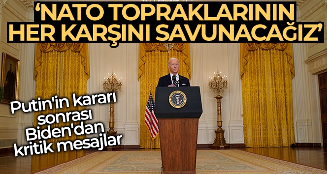 Biden: 'Rus devlet borcuna kapsamlı yaptırımlar uyguluyoruz'