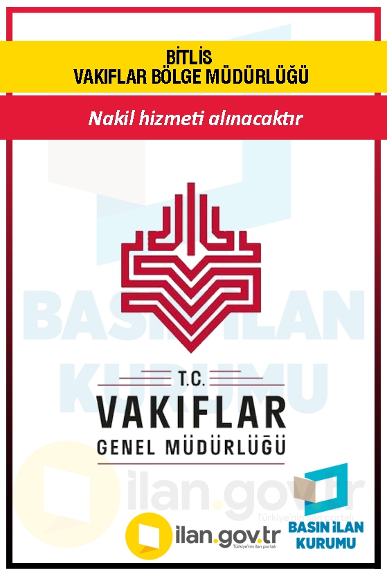 BİTLİS VAKIFLAR BÖLGE MÜDÜRLÜĞÜ