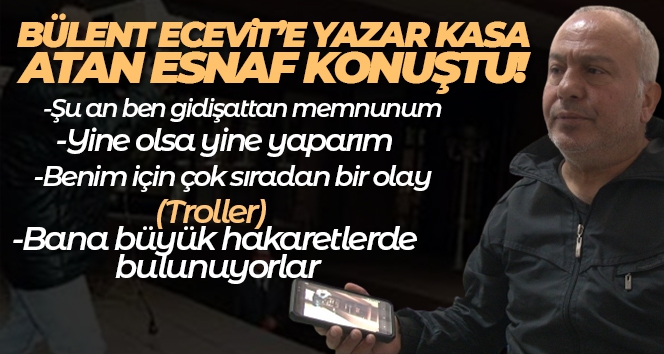 Bülent Ecevit'e yazar kasa atan esnaf: 'Yine olsa yine yaparım'