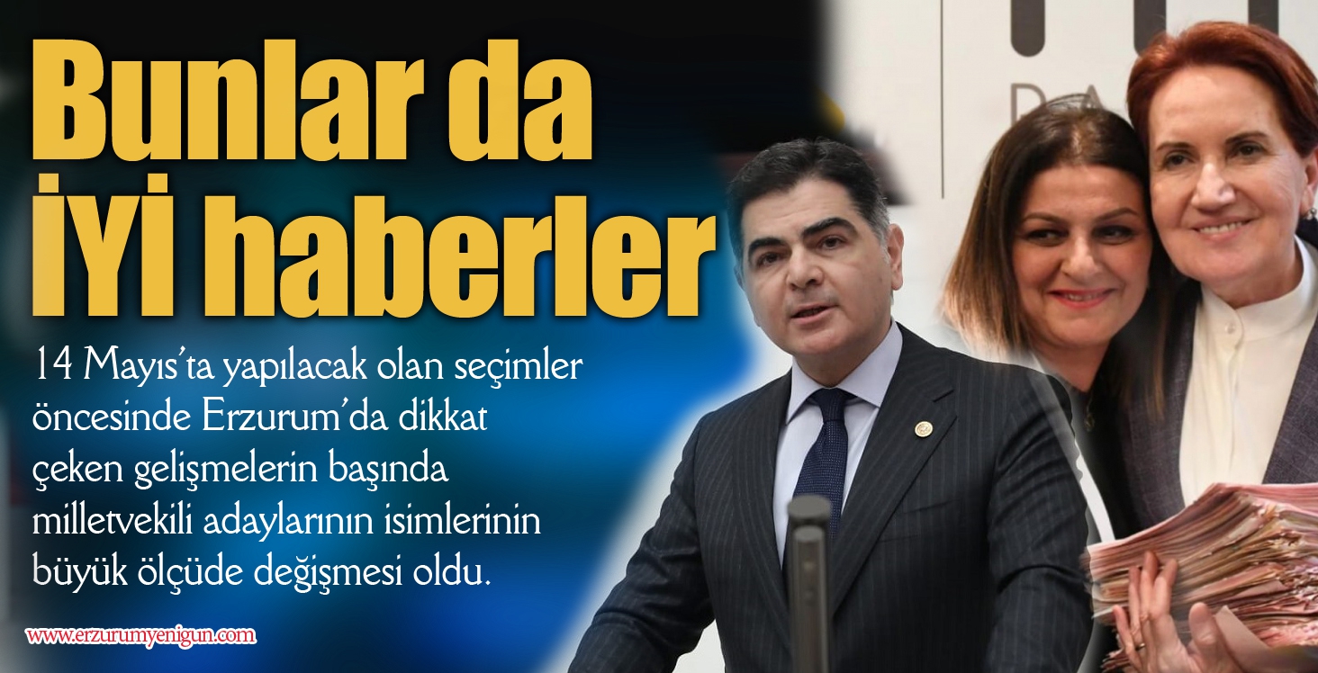 Bunlar da İYİ haberler 