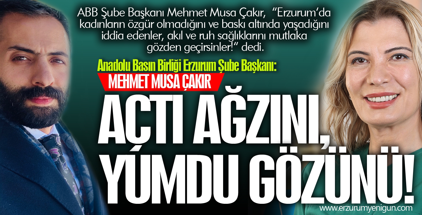 Çakır açtı ağzını, yumdu gözünü!