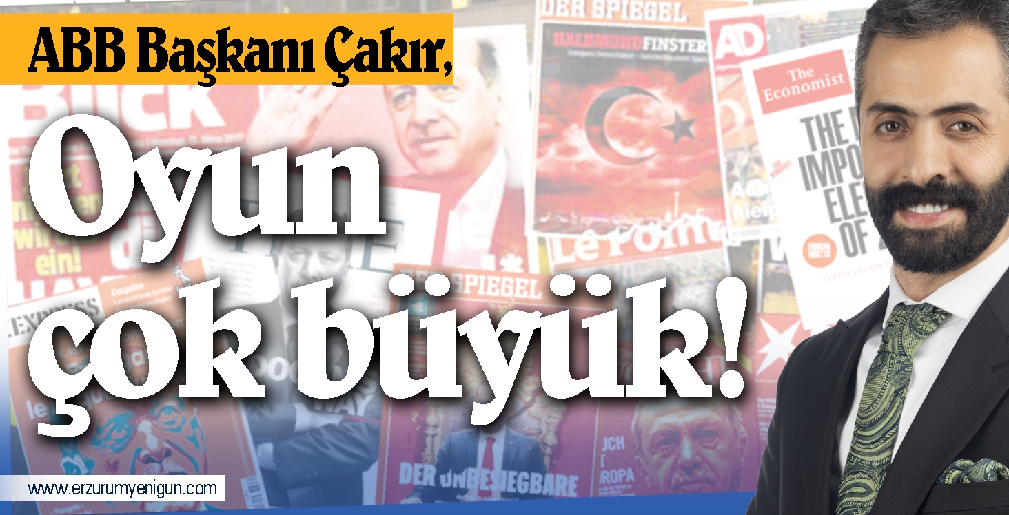 Çakır: Oyun çok büyük! 