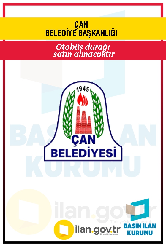 ÇAN BELEDİYE BAŞKANLIĞI 
