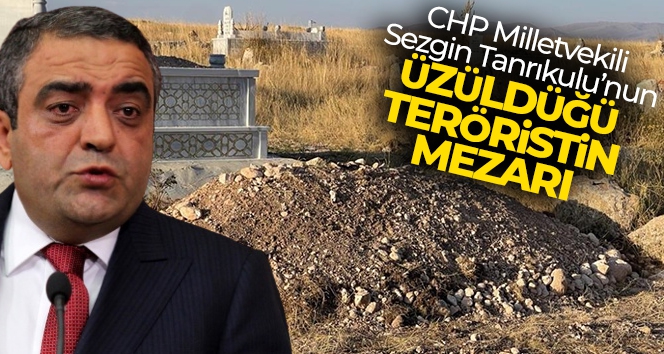 CHP Milletvekili Sezgin Tanrıkulu'nun üzüldüğü teröristin mezarı