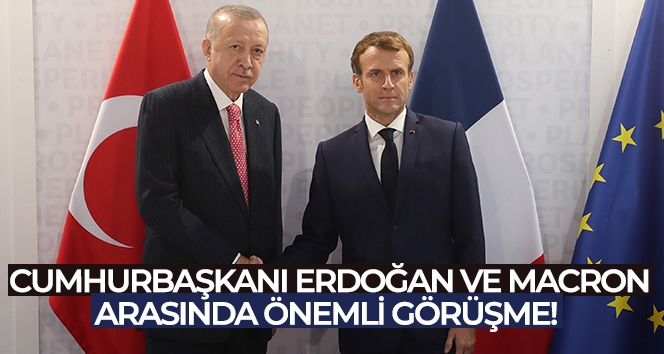 Cumhurbaşkanı Erdoğan, Fransa Cumhurbaşkanı Macron'la telefonda görüştü
