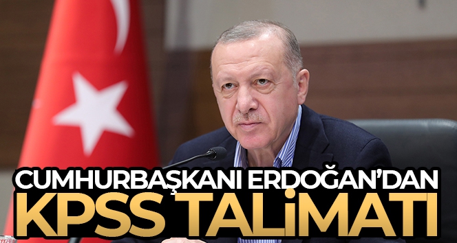 Cumhurbaşkanı Erdoğan, KPSS oturumundaki iddialar için DDK'ya talimat verdi