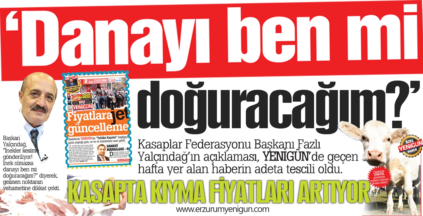 “Danayı ben mi doğuracağım?”