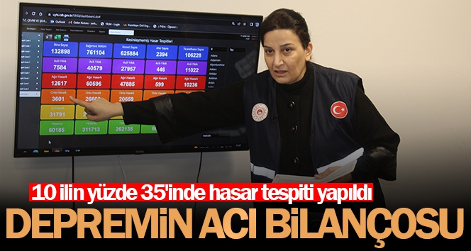 Depremin acı bilançosu açıklandı