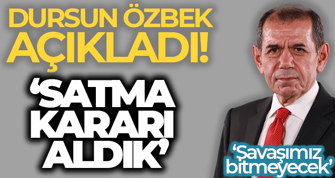 Dursun Özbek: '11 Haziran'dan bugüne kadar 850 milyon TL ödeme yaptık'