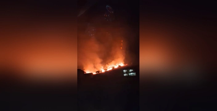 Elazığ'da örtü yangını kontrol altına alındı: Güney köyünde çıkan yangın söndürüldü