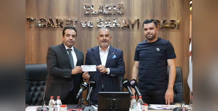 Elazığspor'a 10 Milyon TL'lik Destek: Çek, Kulüp Yönetimine Teslim Edildi