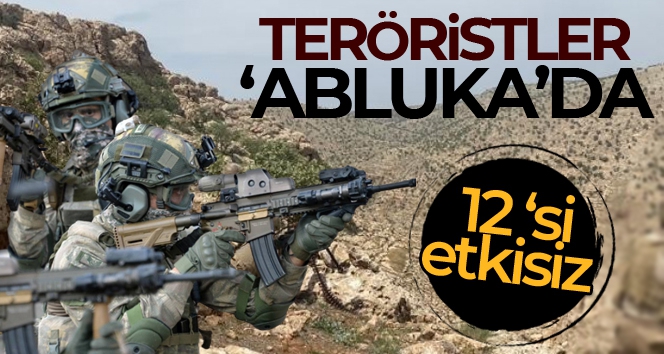 Eren Abluka Operasyonlarında 12 terörist etkisiz hale getirildi