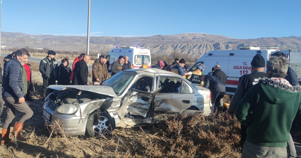 Erzincan’da trafik kazası: 1 ölü