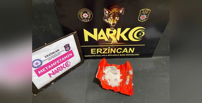 Erzincan'da Uyuşturucu Operasyonu: 14,01 Gram Metamfetamin Ele Geçirildi